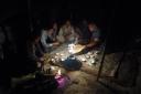 supper in kurdish nomad tent