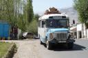 bus in khorog, tajikistan