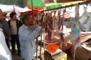 butcher at hotan bazar