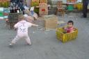 kids playing in hotan