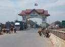 welcome to sunny laos - border at lao bao